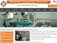 Tablet Screenshot of chandnihospital.com